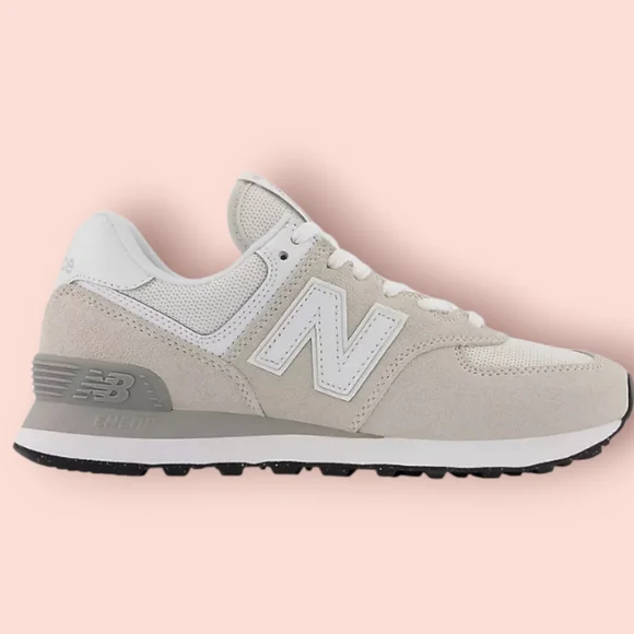 (NWOT) New Balance® Classic 574 Women's Shoes - Nimbus Cloud / White - Size 7 - Picture 2 of 9